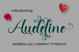 Audeline: A Natural Script Font for Modern Branding