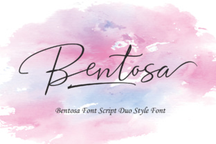 Bentosa Duo: A Script Typeface for Editorial Grace
