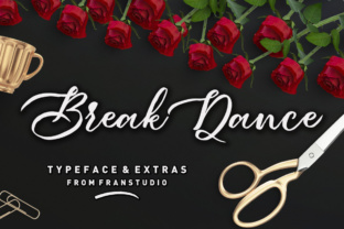 Break Dance Font: Elegant Script for Editorial Design