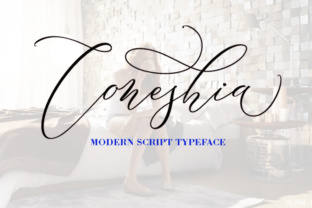 Coneshia: A Luxurious Script Font for Web Design