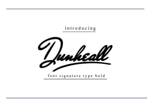 Dunheall: A Rounded Signature Font for Modern Web Design