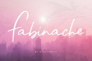 Fabinache: A Handwritten Font for Elegant Branding