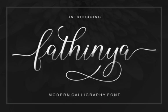 Fathinya: A Script Font for Elegant Web Design