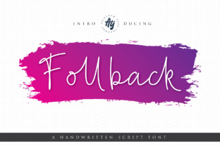 Follback Script Font for Modern Campaigns
