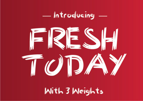 Fresh Today: A Hand-Painted Script Font for Web Design