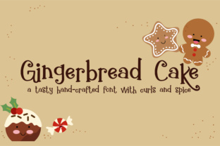 Gingerbread Cake Font: A Warm Typeface for Branding