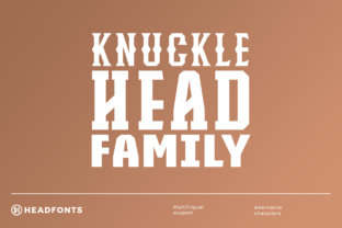 Knuckle Head: A Handwritten Typeface for Digital Design