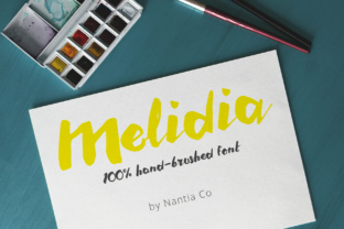 Melidia Typeface: A Bold Brush Font for Modern Brands