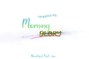 Morning Glory Typeface for Bold Digital Branding