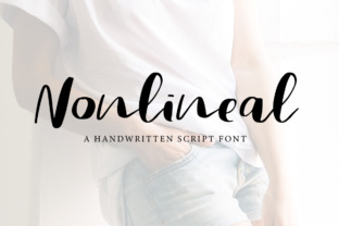 Nonlineal: A Chic Script Font for Digital Elegance