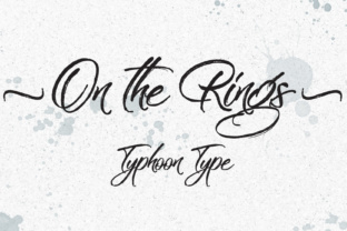 On the Rings: A Hand-Lettered Font for Bold Campaigns