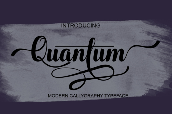 Quantum: A Modern Script Font for Makers