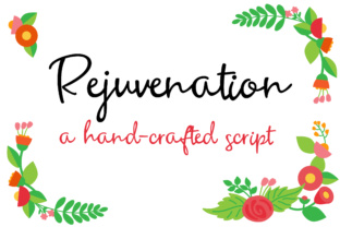 Rejuvenation Font: A Casual Script for Modern Branding