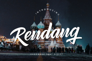 Rendang Typeface: A Warm Script for Editorial Design