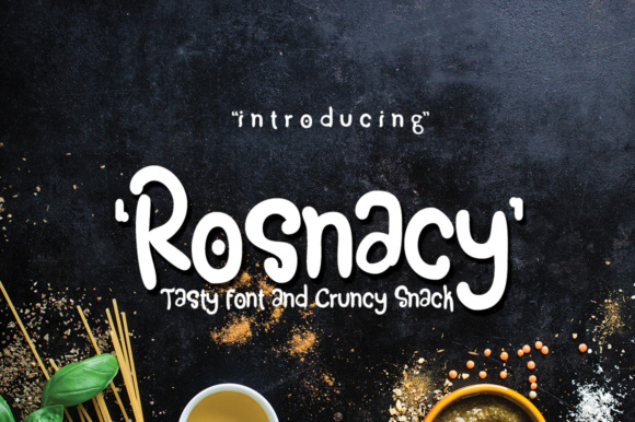 Rosnacy: A Playful Typeface for Editorial Design