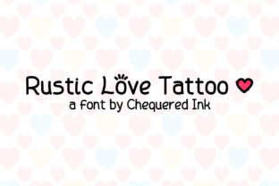 Rustic Love Tattoo Font for Authentic Branding