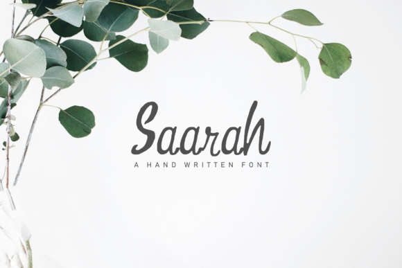 Saarah: The Script Font for Scroll-Stopping Content