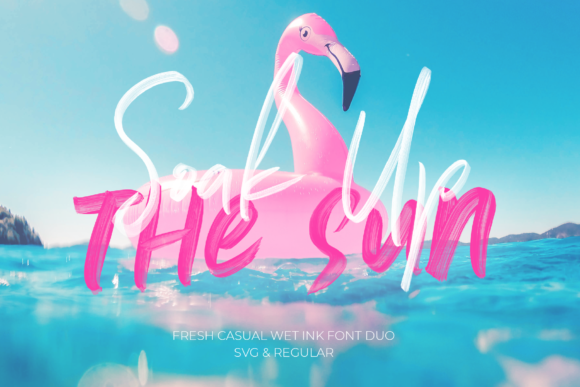 Soak Up the Sun Duo Font for Branding