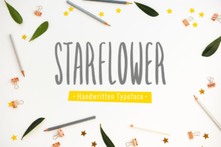 Starflower: A Handwritten Font for Crafters