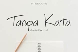Tanpa Kata: A Handwritten Font for Authentic Branding