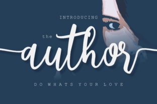 The Author: A Script Typeface for Editorial Design