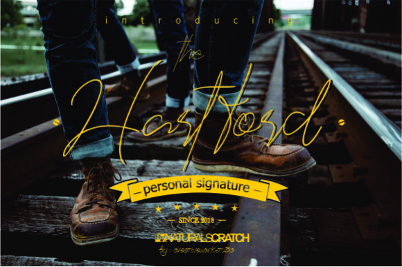 The Hartford: A Script Font With Real Design Weight