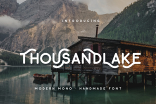 Thousand Lake: A Handwritten Font for Branding
