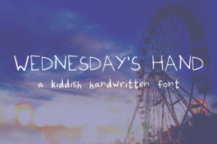 Wednesday: A Playful Kids-Style Font for Crafters