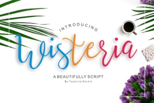 Wisteria Font: Elegant Script for Editorial Design